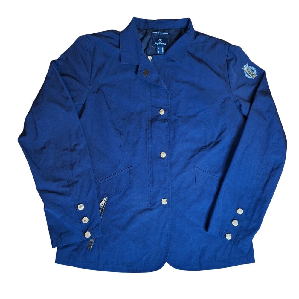 Horze Crescendo Blue Equestrian Show Jacket Competition Coat Women's US 10 EU 40